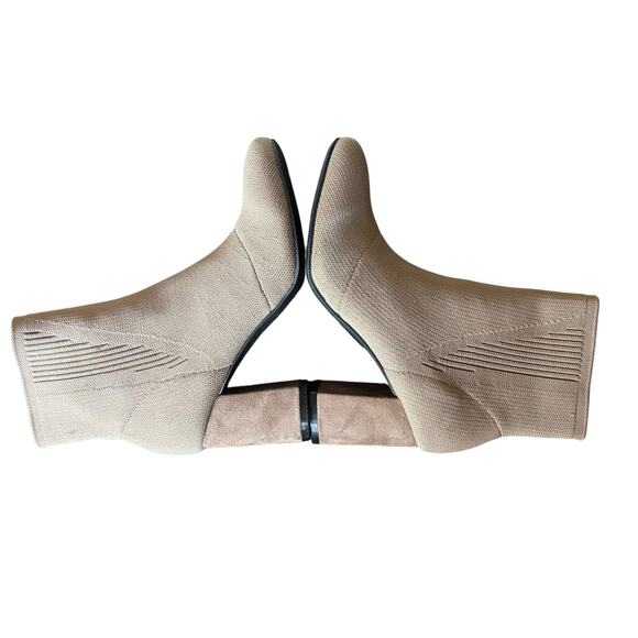 MIA Braxton Fly Knit Dark Sand Ankle Boots Women’s Size 8.5M NWOB - Picture 5 of 8